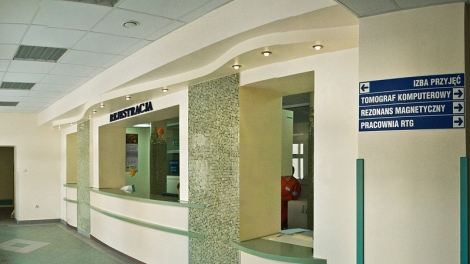 Recepcja Szpitala MSWiA w Rzeszowie